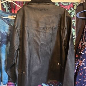 Mens Black Leather Jacket Real Leather